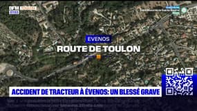 Var: un octogénaire dans un état grave après un accident de tracteur à Évenos