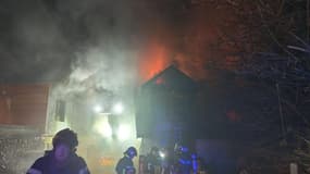 La maison du maire de Saint-André-d'Embrun a été touchée par un incendie dans la nuit du 2 au 3 janvier 2024.