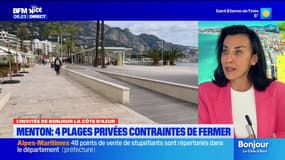 Fermeture de plages privées à Menton: pour Alexandra Masson, Yves Juhel est "dans un déni de réalité"