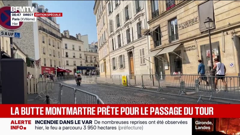 Tour de France: le tracé de la dernière étape modifié pour soulager les services de secours mobilisés par les feux