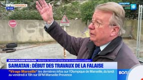 Marseille : début des travaux de la falaise de Samatan