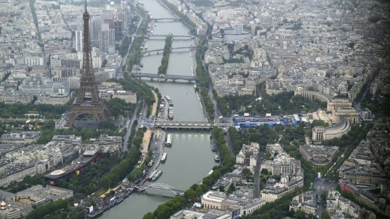 Photographie de Paris vue du ciel, le 26 juillet