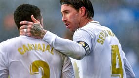 Dani Carvajal et Sergio Ramos