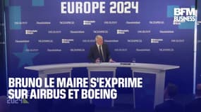  Bruno Le Maire s'exprime sur AirBus et Boeing 