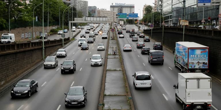 Le périphérique parisien.