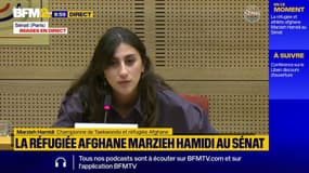 "Elles n'existent plus" tance Marzieh Hamidi, réfugiée et athlète afghane sur le droit des femmes