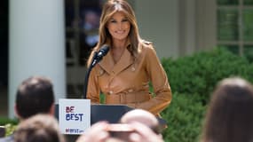 Melania Trump à la Maison Blanche, le 7 mai 2018. 