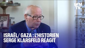  "Ça nous replonge dans la Shoah": l'historien Serge Klarsfeld réagit à la situation entre Israël et Gaza