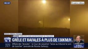  La grêle et de violentes rafales de vent ont frappé la France