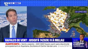 Rafales de vent: jusqu'à 142km/h à Millau (2) - 13/12