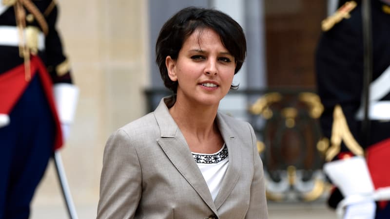 Najat Vallaud-Belkacem a défendu sa réforme, à la sortie du Conseil des ministres.
