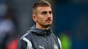 Valentin Rongier lors du match de Ligue Europa entre l'OM et Brighton, le 05/10/2023