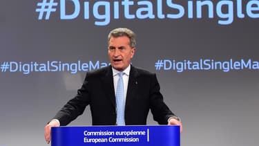 Günther H. Oettinger, commissaire européen en charge du numérique.