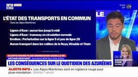 Intempéries dans les Alpes-Maritimes: les conséquences sur le quotidien des Azuréens