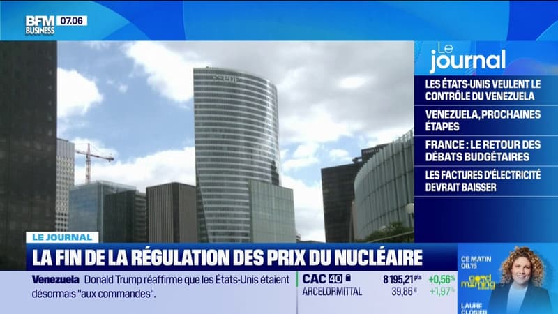 La fin de la régulation des prix du nucléaire