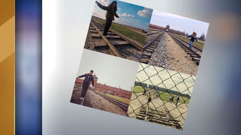 Certaines photos prises par les visiteurs du camp de concentration et d'extermination ne respectent pas la mémoire des morts selon le Mémorial.