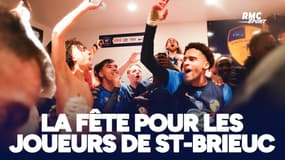 Stade Briochin 2-1 Nice : La fête des Briochins dans le vestiaire