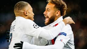 Mbappé et Neymar - Paris-SG
