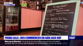 Lille: des commerces aident les sans-abris face au froid