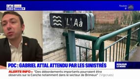 Pas-de-Calais: Gabriel Attal devra apporter "beaucoup de précisions" sur les mesures pour aider les sinistrés des inondations, estime le maire d'Arques