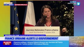 Journées France Urbaine: "Il y a une rupture de confiance", alerte Johanna Rolland