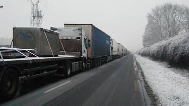 Les poids-lourds ayant l'interdiction de circuler, certaines entreprises ne peuvent plus livrer ou se faire livrer.