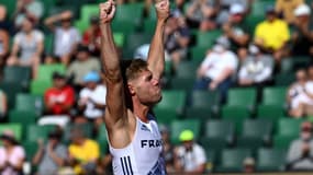 Kevin Mayer lors des mondiaux d'athlétisme, le 24 juillet 2022