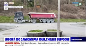 Seine-et-Marne: jusqu'à 100 camions par jour traversent la ville de Chelles, les habitants n'en peuvent plus