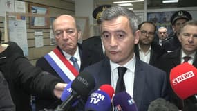 Gérald Darmanin à Maisons-Alfort le 12 décembre 2023 