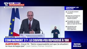 Jean Castex: "Les mesures que nous prenons ont vocation à s'appliquer au moins les 4 prochaines semaines"