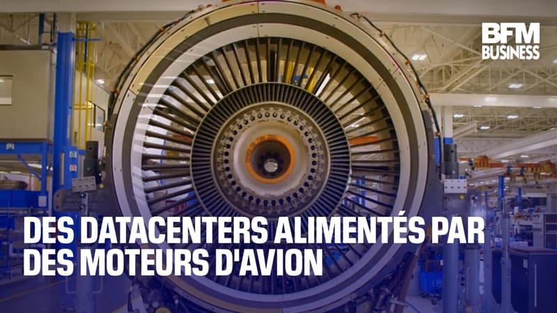 Des datacenters alimentés par des moteurs d'avion