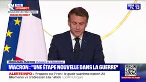Attaques israéliennes contre l'Iran: "La France n'a pas participé à la conduite de ces frappes", affirme Emmanuel Macron