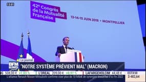 Macron dénonce un système "qui prévient mal"
