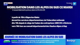 Vote du budget à l'Assemblée Nationale : les mobilisations prévues ce mardi dans les Alpes du Sud