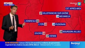 Météo: ciel légèrement nuageux mais fortes chaleurs dans le Rhône ce lundi, une maximale de 38°C pour Lyon et Givors