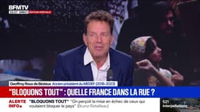 Crise politique: "Objectivement, le pays n'est pas à gauche", lance Geoffroy Roux de Bézieux, ancien président du MEDEF