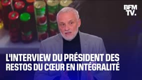 "On aura encore besoin d'être soutenus": l'interview du président des Restos du Cœur en intégralité 