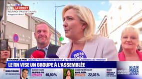 Marine Le Pen: "Les seuls qui sont en dynamique ce sont les candidats du Rassemblement national"