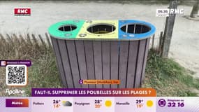 Faut-il supprimer les poubelles sur les plages?