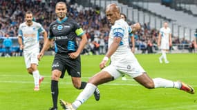 Didier Drogba lors du "Match des Héros", au Vélodrome le 13 octobre 2021