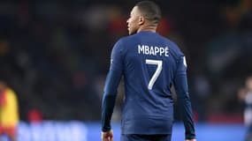 PSG-Lens : l'attaquant parisien Kylian Mbappé le 15 avril 2023