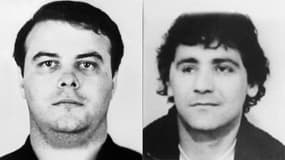 Laurent Fiocconi, à gauche, dans une photo datée de 1970, et Ange Buresi, à droite, dans une photo non datée. Tous deux font partie des prévenus au procès de la "Papy connection". 