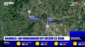 Bagnols: mort d'un vendangeur dans le Rhône