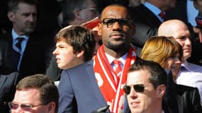 LeBron James à Anfield en 2011