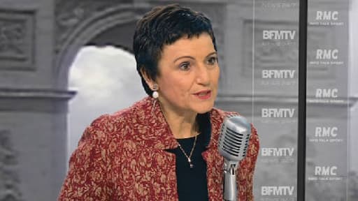 La ministre déléguée à la Famille, Dominique Bertinotti, sur le plateau de BFMTV, le 3 janvier 2013