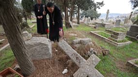 Un cimetière protestant du mont Sion à Jérusalem a été profané le 1er janvier 2023
