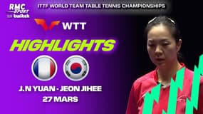 Tennis de table : La Française Jia Nan Yuan entre en lice au WTT Champions d'Incheon, les highlights
