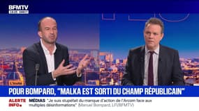 Propos de Richard Malka contre LFI: "Il est sorti du champ républicain et respectueux", affirme Manuel Bompard (LFI)