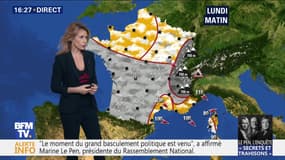 La météo pour ce lundi 14 janvier 2019