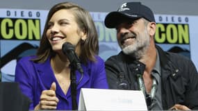 Lauren Cohan et Jeffrey Dean Morgan lors de la Comic-Con  de San Diego en 2018 